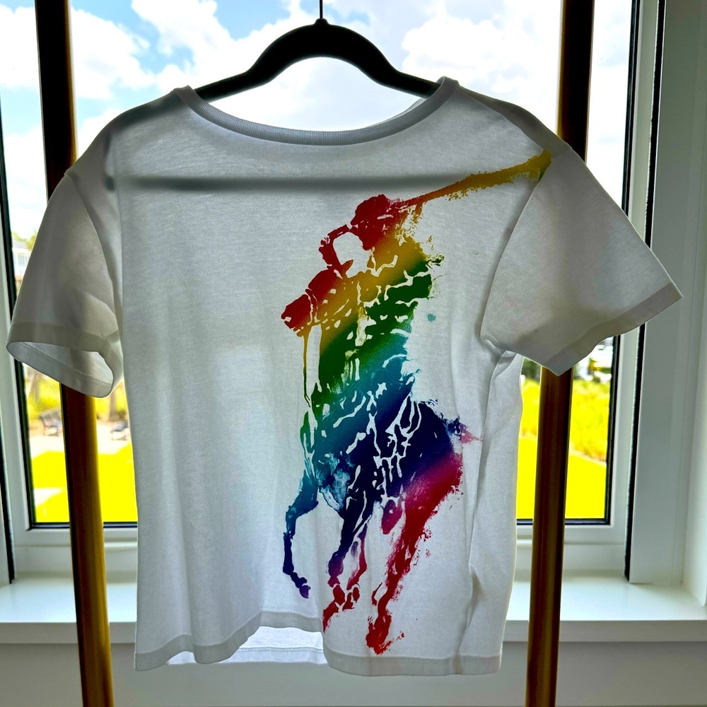 POLO RALPH LAUREN Girls T-shirt size M (8/10)